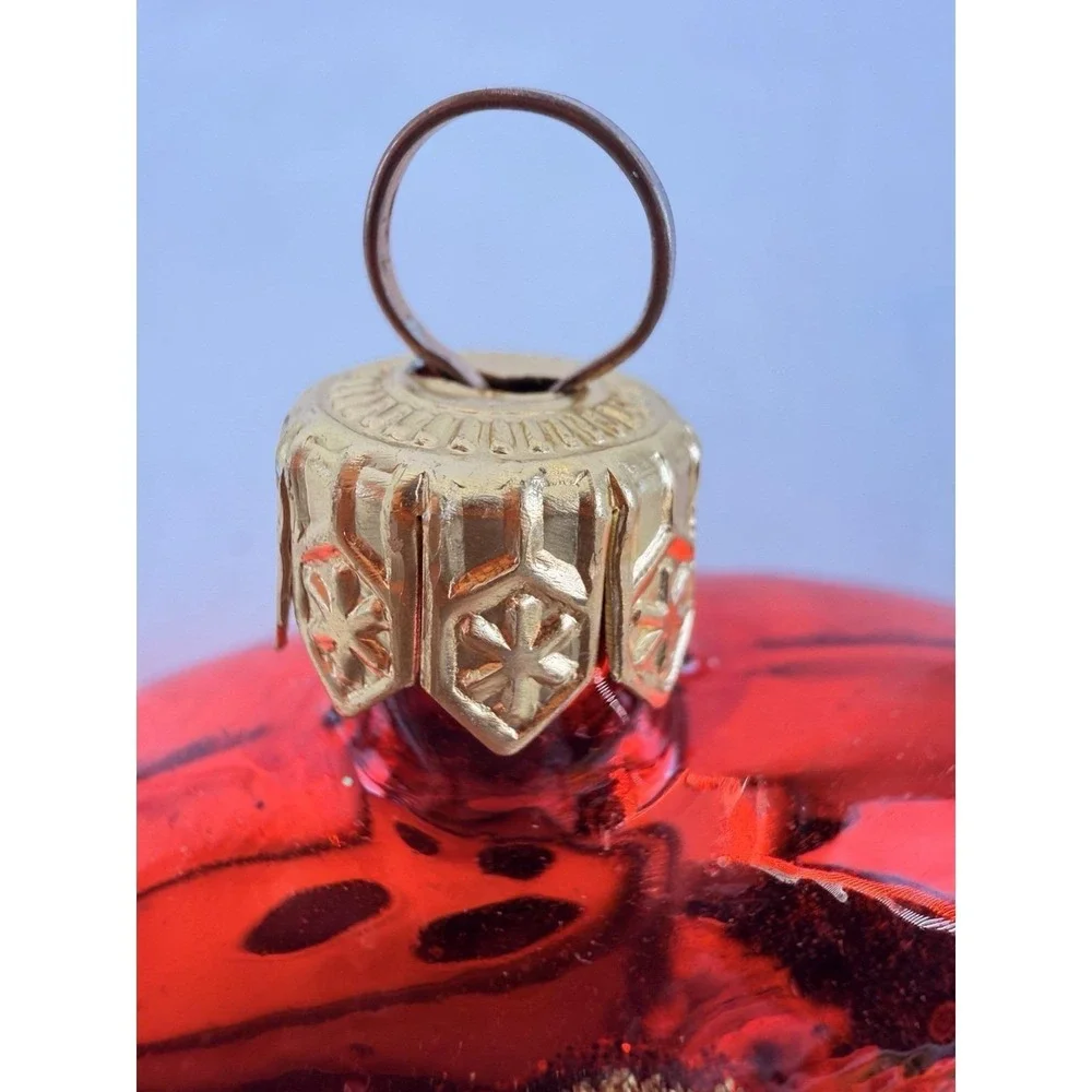 Polonaise Coca Cola Coke Bottle Blown Glass Christmas‎ Ornament Kurt Adler Red